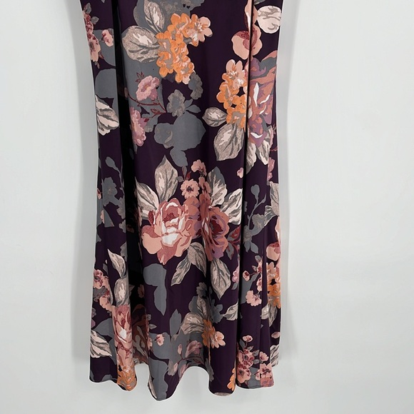 NWT Vintage Cabernet by Sleep Sense Blackberry Floral Slip Sleepwear Small - Picture 6 of 7